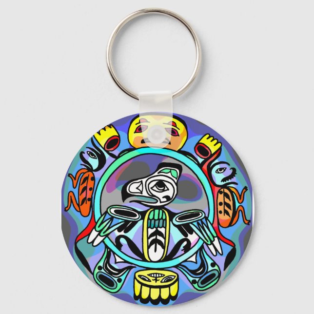 Chaveiro Haida Art (Frente)