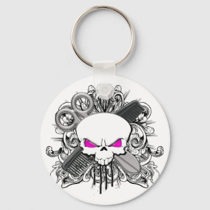 Chaveiro Hairdresser Skull