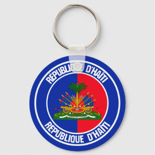 Chaveiro Haiti Round Emblem