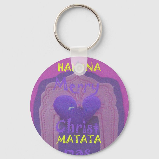 Chaveiro Hakuna Matata Felry Christmas Love Design.jpg (Frente)