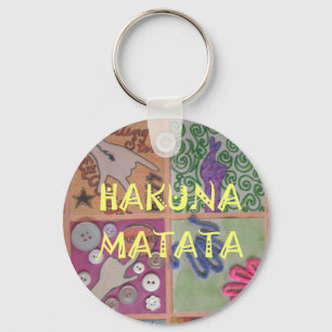Chaveiro Hakuna Matata - Sinal de Arte Impressão