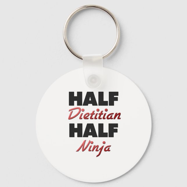 Chaveiro Half Dietitian Half Ninja (Frente)
