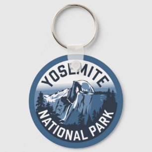 Chaveiro Half Dome Yosemite Round Emblem