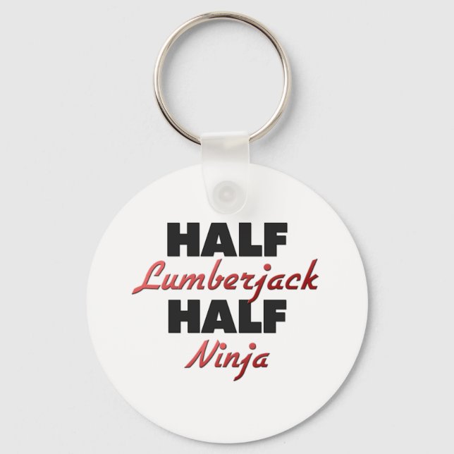 Chaveiro Half Lumberjack Half Ninja (Frente)