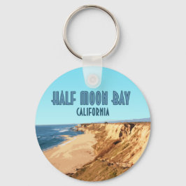 Chaveiro Half Moon Bay California Vintage