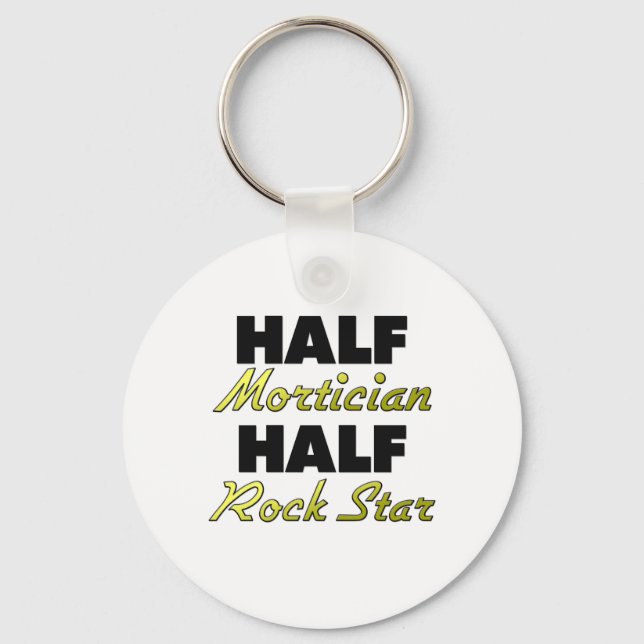Chaveiro Half Mortician Half Rock Star (Frente)