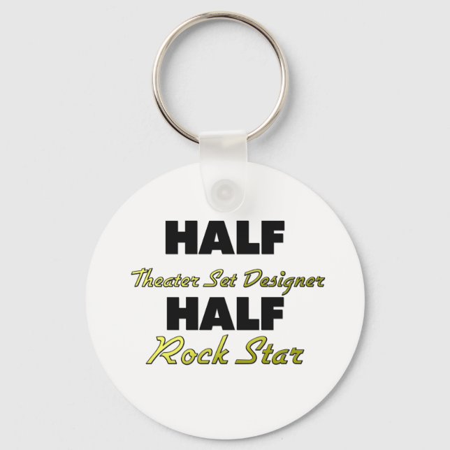 Chaveiro Half Theater Set Designer Half Rock Star (Frente)