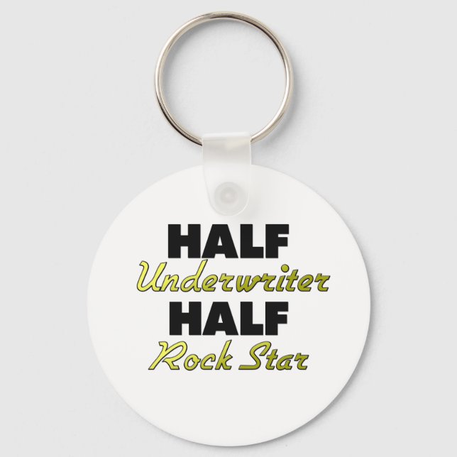 Chaveiro Half Underwrite - Half Rock Star (Frente)