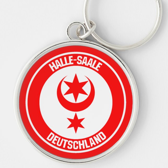 Chaveiro Halle (Saale) Round Emblem (Frente)