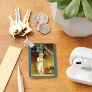 Chaveiro Halloween Antigo por Ellen Clapsaddle, História de