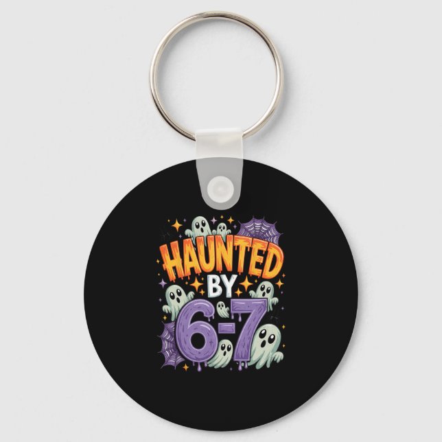 Chaveiro Halloween Assombrado 67 Seis Sete Meme 1 (25)  (Frente)