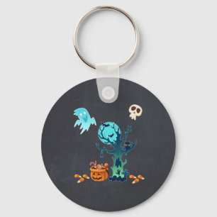 Chaveiro Halloween Assustador Sinistro Fantasmas Morcegos C