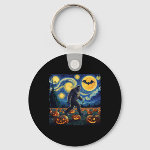 Chaveiro Halloween Bigfoot Starry Night Van Gogh