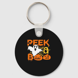 Chaveiro Halloween Com Pumpkins Peekaboo