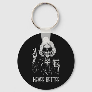 Chaveiro Halloween de café da Copa do Bebendo sem melhor es