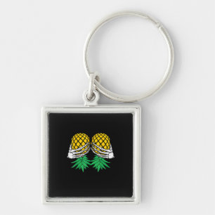 Chaveiro Halloween De Cima Para Baixo Pineapple Swinger Ske