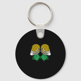 Chaveiro Halloween De Cima Para Baixo Pineapple Swinger Ske