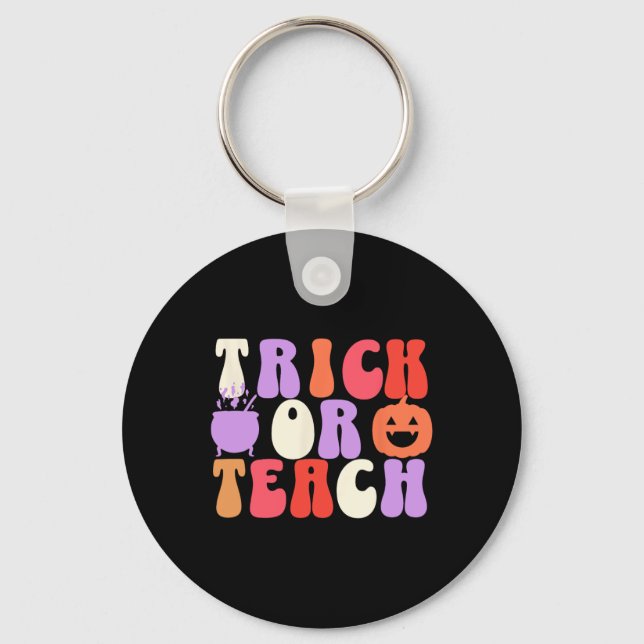Chaveiro Halloween De Professores De Ensino De Capuchos (Frente)