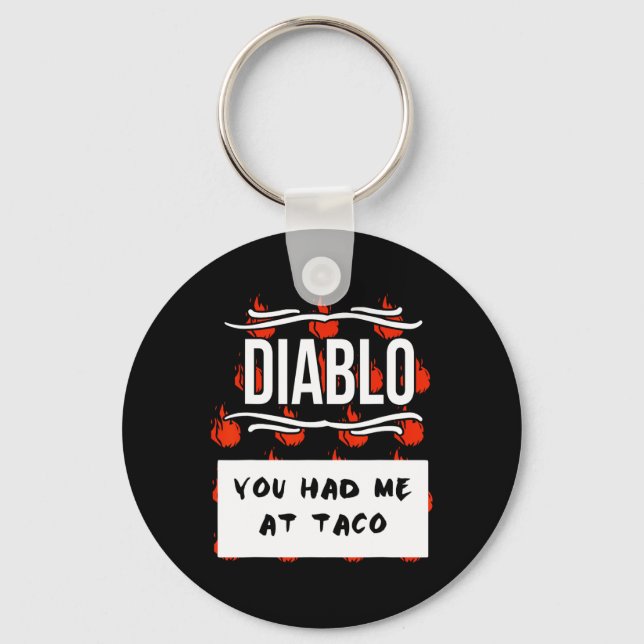 Chaveiro Halloween DIABLO SAUCE Halloween, SAUCE (Frente)