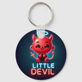Chaveiro Halloween do pequeno Diabo Vermelho