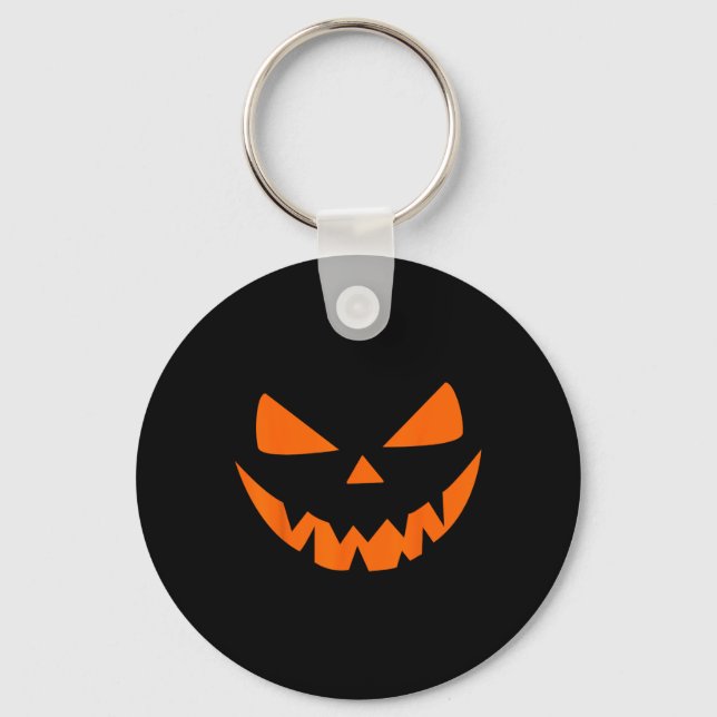 Chaveiro Halloween Figurume Jack O'Lanterna Pumpkin Face Wo (Frente)