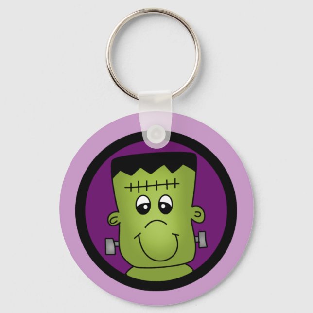 Chaveiro Halloween Frankie Camisetas e presentes (Frente)