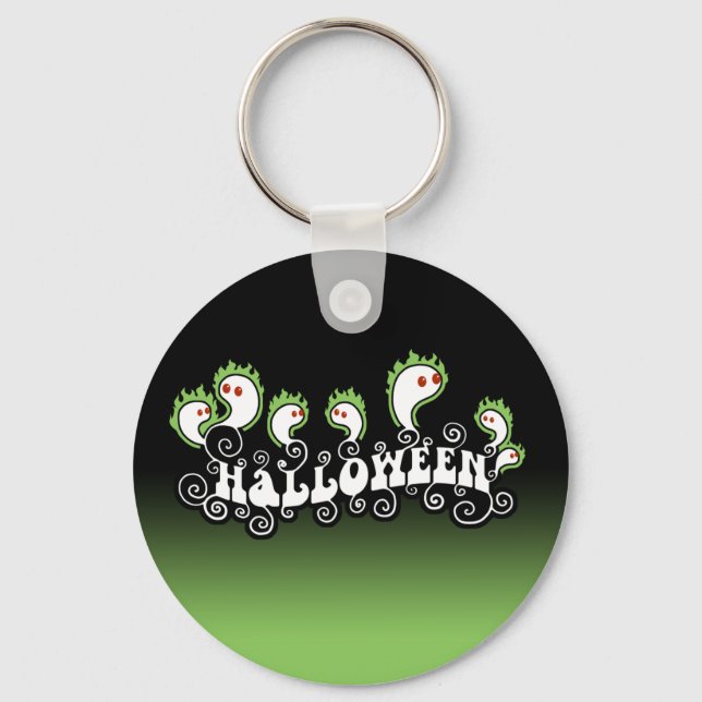 Chaveiro Halloween Ghosts (Frente)