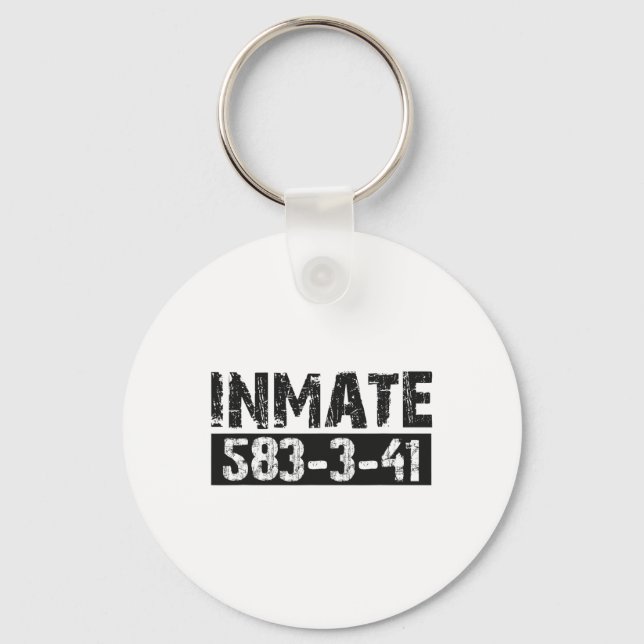 Chaveiro Halloween Inmate Jail Costume Kids (Frente)