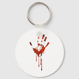 Chaveiro Halloween Maldita Impressão de Mão Roupa Zombie