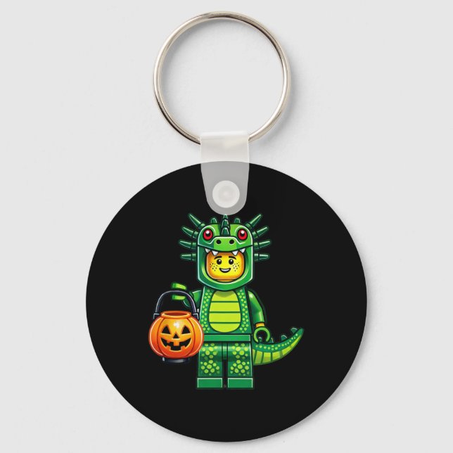 Chaveiro Halloween Master Builder Dragon Kids Building Bloc (Frente)