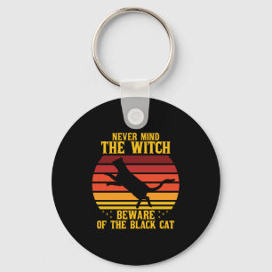 Chaveiro Halloween Não importa a bruxa se cuida do gato