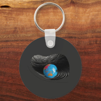 Chaveiro Halloween Preto e Azul Planeta