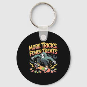 Chaveiro Halloween Skateboard Tricks Skeleton Candy Youth