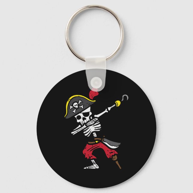 Chaveiro Halloween Skeleton Pirate Dab Costume Boy Tod (Frente)
