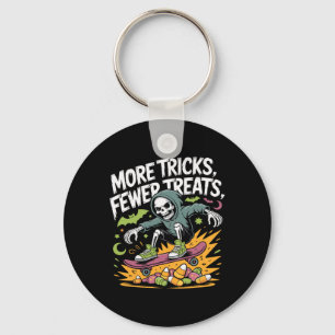Chaveiro Halloween Skeleton Skater Truques Sketboard