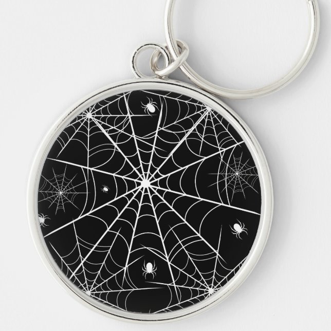 Chaveiro Halloween Spider Web (Frente)