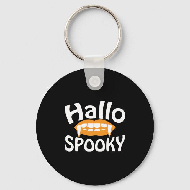 Chaveiro Halloween Spooky Birthday (Frente)