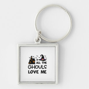 Chaveiro Halloween Todos Os Ghouls Me Adoram Aniversário