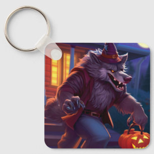 Chaveiro Halloween/werewolf/outono/outono