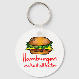 Chaveiro Hamburger Lover
