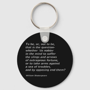 Chaveiro `Hamlet` de William Shakespeare