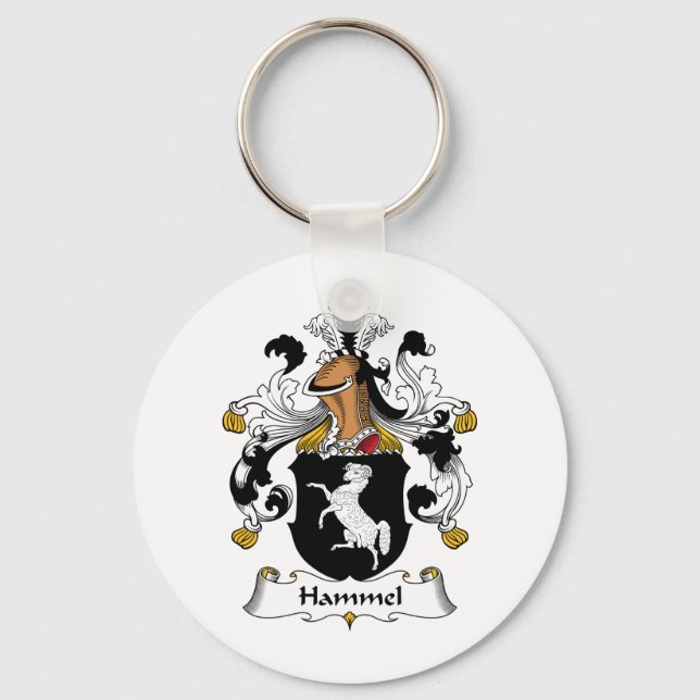 Chaveiro Hammel Family Crest (Frente)