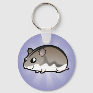 Chaveiro Hamster do anão dos desenhos animados