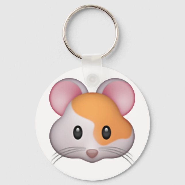 Chaveiro Hamster - Emoji (Frente)