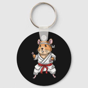 Chaveiro Hamster Karate Ninja Jiu-jitsu Judo Taekwondo Mart