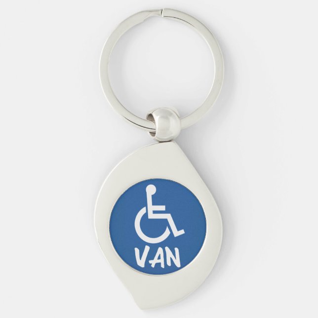 Chaveiro Handicapped Van (Frente)