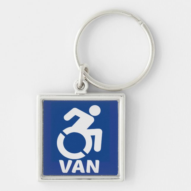 Chaveiro Handicapped Van Modern (Frente)
