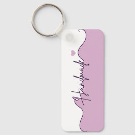 Chaveiro Handmade With Love Floral Small Business Packaging