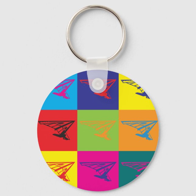Chaveiro Hang Gling Pop Art (Frente)