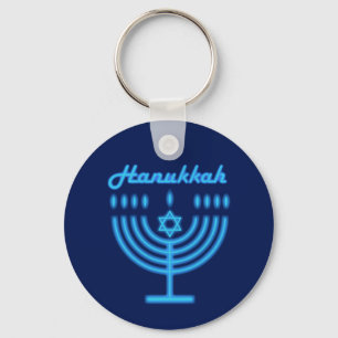 Chaveiro Hanukkiah Happy Hanukkah Holiday Menorah